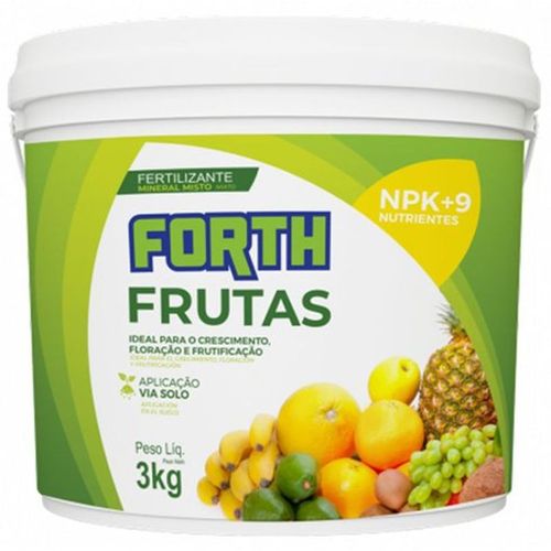 Adubo Forth 12-05-12+Me Frutas 3 Kg