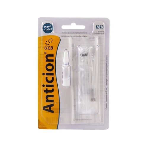 Anticion Injetável 1 Ml Com Seringa E Agulha