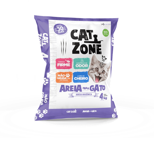 Areia Cat Zone - 4Kg