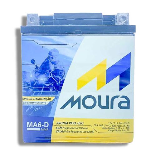 Bateria Moura Moto Ma6-D