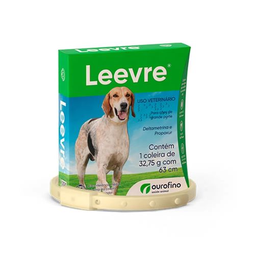 Coleira Antiparasitária Leevre Para Cães