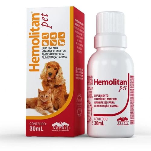 Hemolitan Pet Gotas - 30 Ml