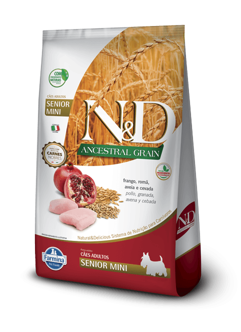 Ração Ancestral Grain Para Cães Sênior De Porte Mini - 2,5 Kg