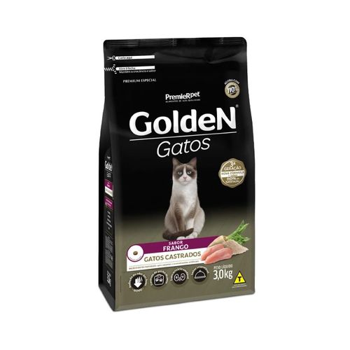 Ração Golden Gato Castrado Frango