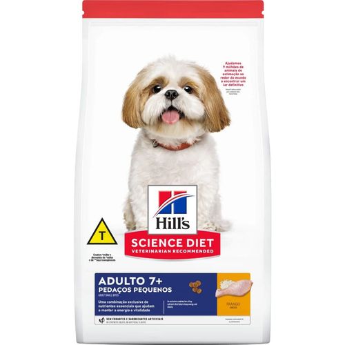 Ração Hills Canino Adulto 7+ Pedaço Pequeno