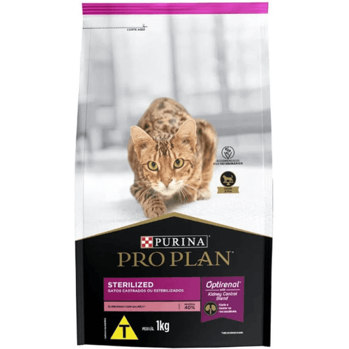 Ração Purina Pro Plan Para Gatos Adultos Castrados - Sabor Salmão 1 Kg