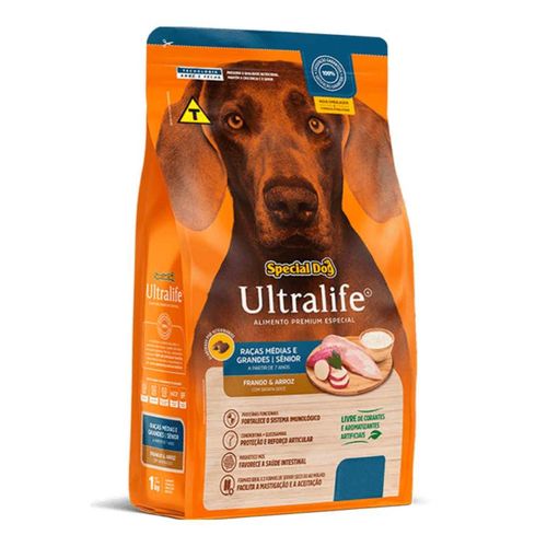 Ração Special Dog Ultralife Sênior Para Cães De Raças Médias E Grandes 15Kg - 2033723