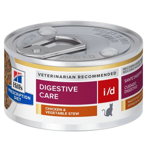 Ração Úmida Digestive Care I/D Sabor Frango E Vegetais Para Gatos Adultos - 82 G