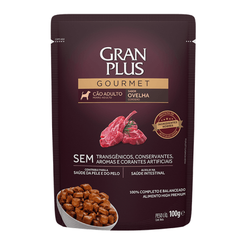 Sache Granplus Cao Adultos Ovelhas - 100G