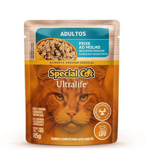 Sache Special Cat Adultos Peixe Molho - 85G