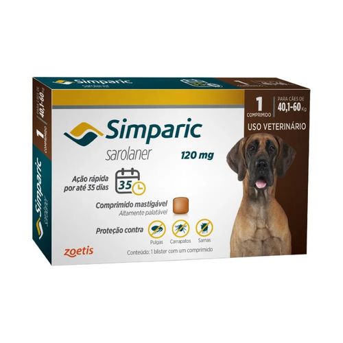 Simparic 120Mg 40,1-60Kg Comp