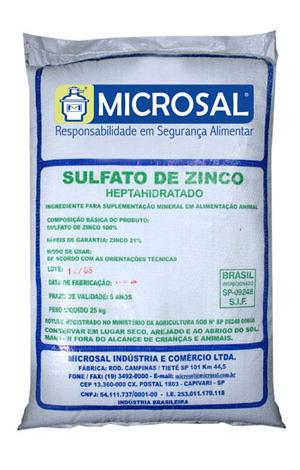 Sulfato De Zinco Hepta 21% Kg