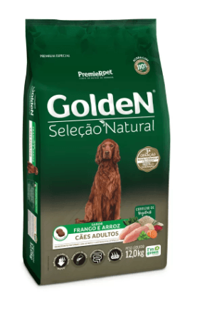 Ração Golden S Nat Cao Ad 12Kg