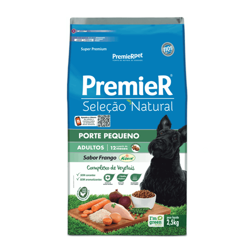 Ração Premier Seleção Natural Para Cão Adulto Raça Pequena 2,5Kg - 2033902