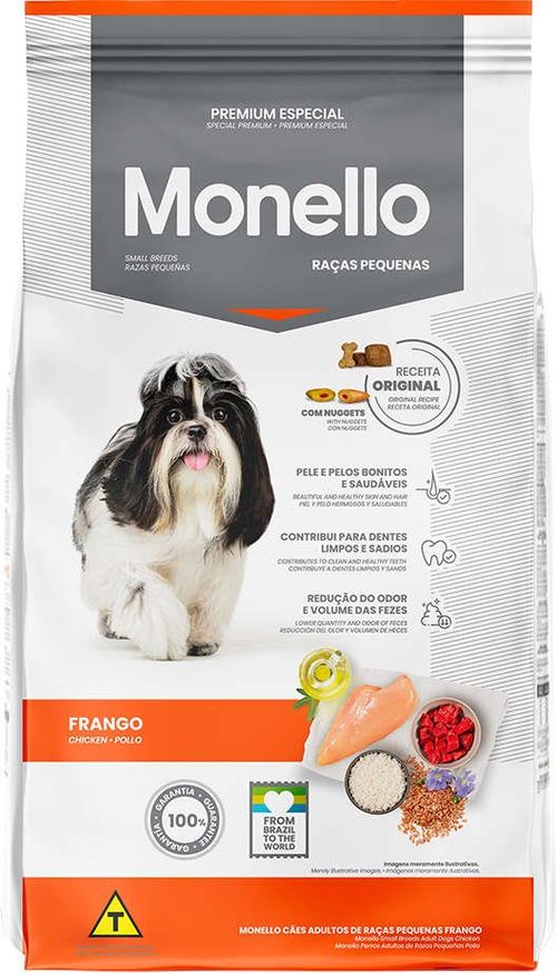 Ração Monello Rp Cão Ad P Frg 15kg