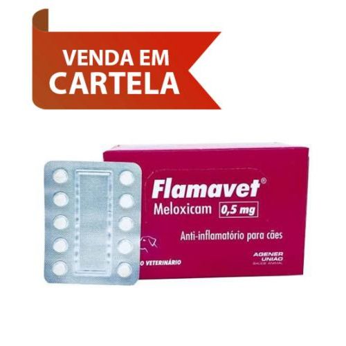 Flamavet Cão 0,5mg - 10 Comprimidos