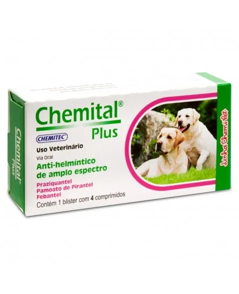 Chemital Plus 660mg - 4 Comprimidos