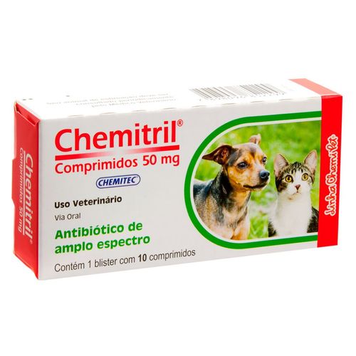 Chemitril 500 mg - 10 Comprimidos