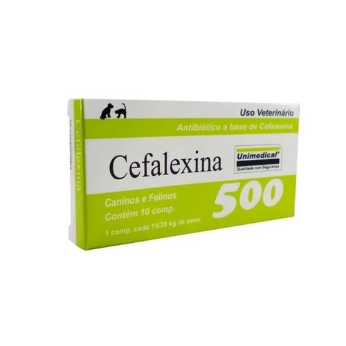 Cefalexina - 500Mg 10 Comprimidos