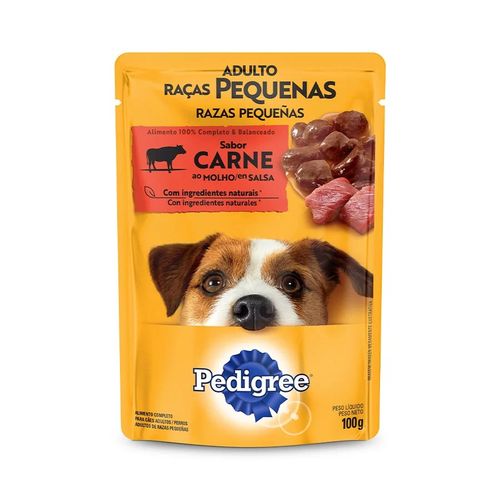 Sachê Pedigee Carne Raças Pequenas - 100G