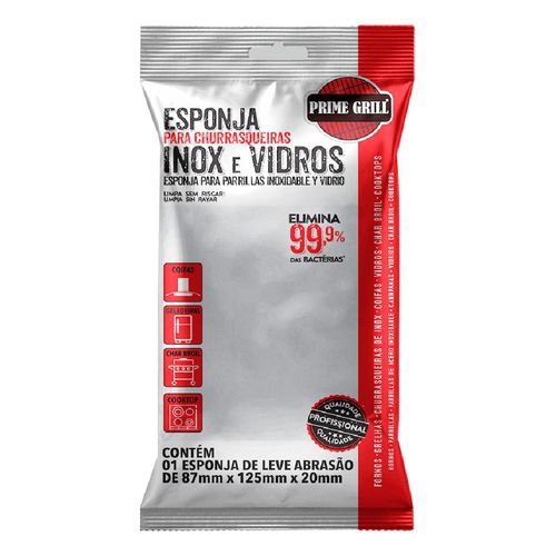 Esponj Inox E Vidros Primegrill 17201