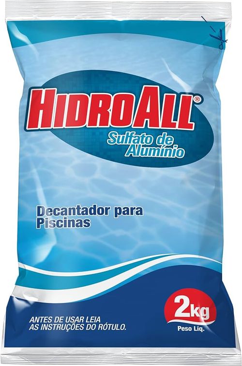 Sulfato De Alumínio - Decantador Para Água De Piscina - 2Kg