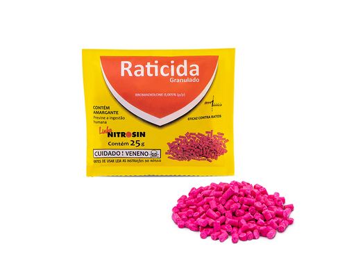 Raticida Nitrosin Granulado - 25G