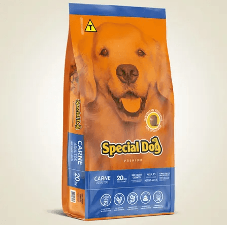 Ração Special Dog Carne Adultos