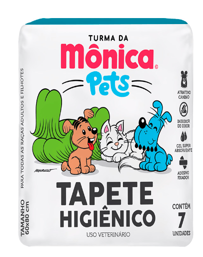 Tapetes Higienico Turma Da Monica 7 Und